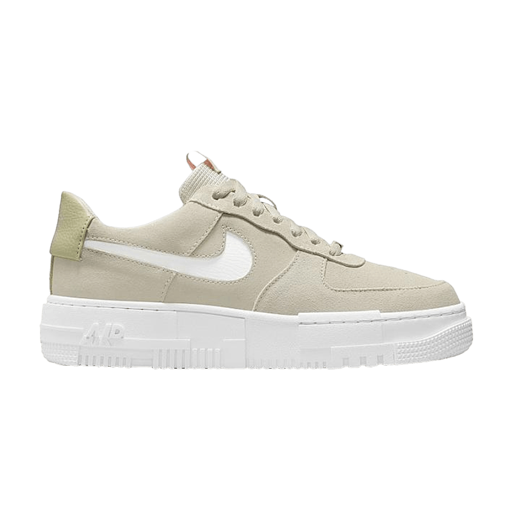Pre-owned Nike Wmns Air Force 1 Pixel 'olive Aura' In White