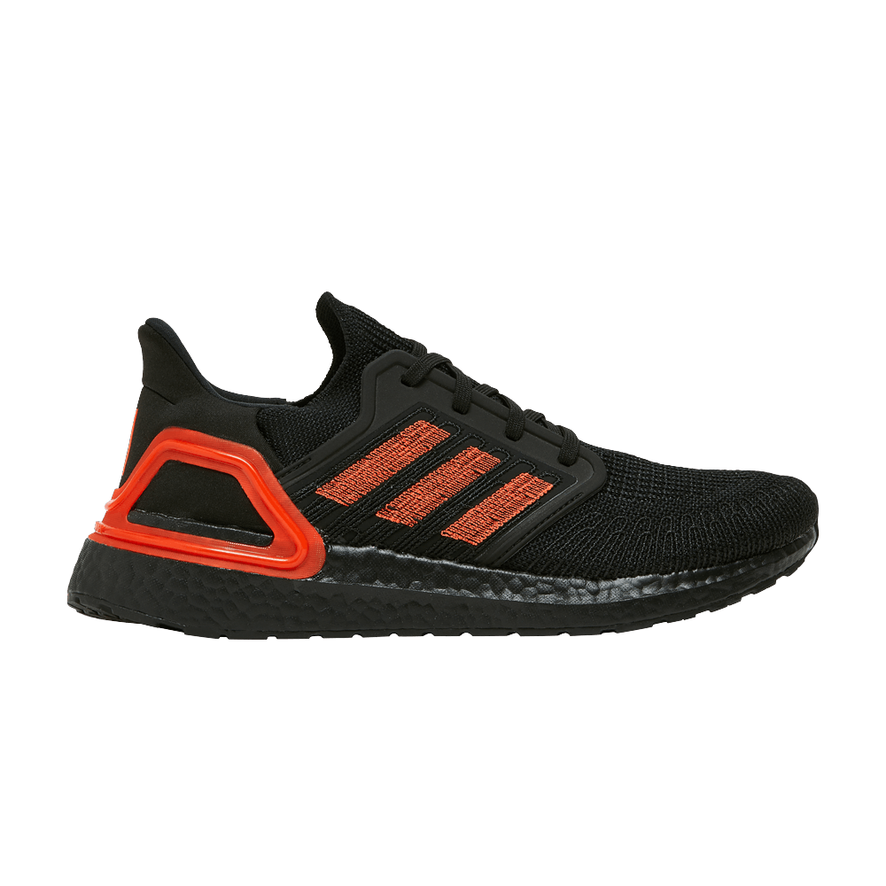 Adidas UltraBoost 20 'Black Solar Red'