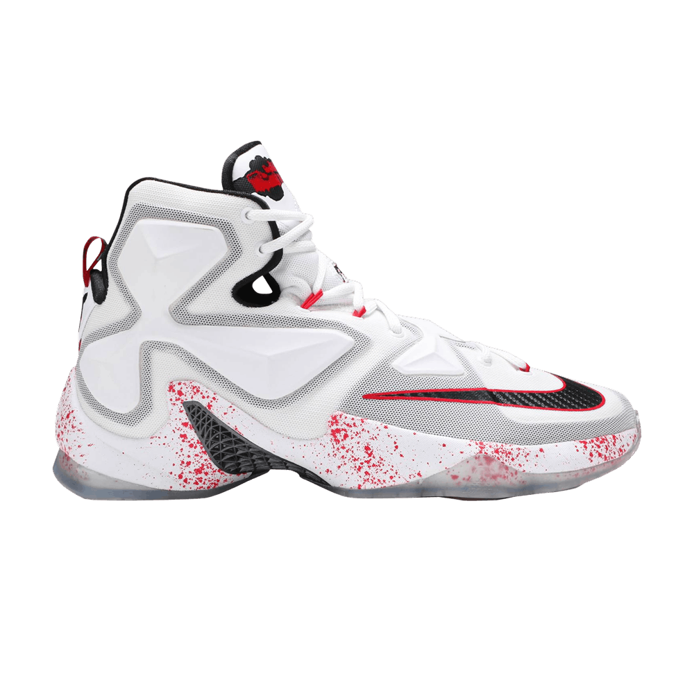 Pre-owned Nike Lebron 13 Ep 'friday The 13th' In White