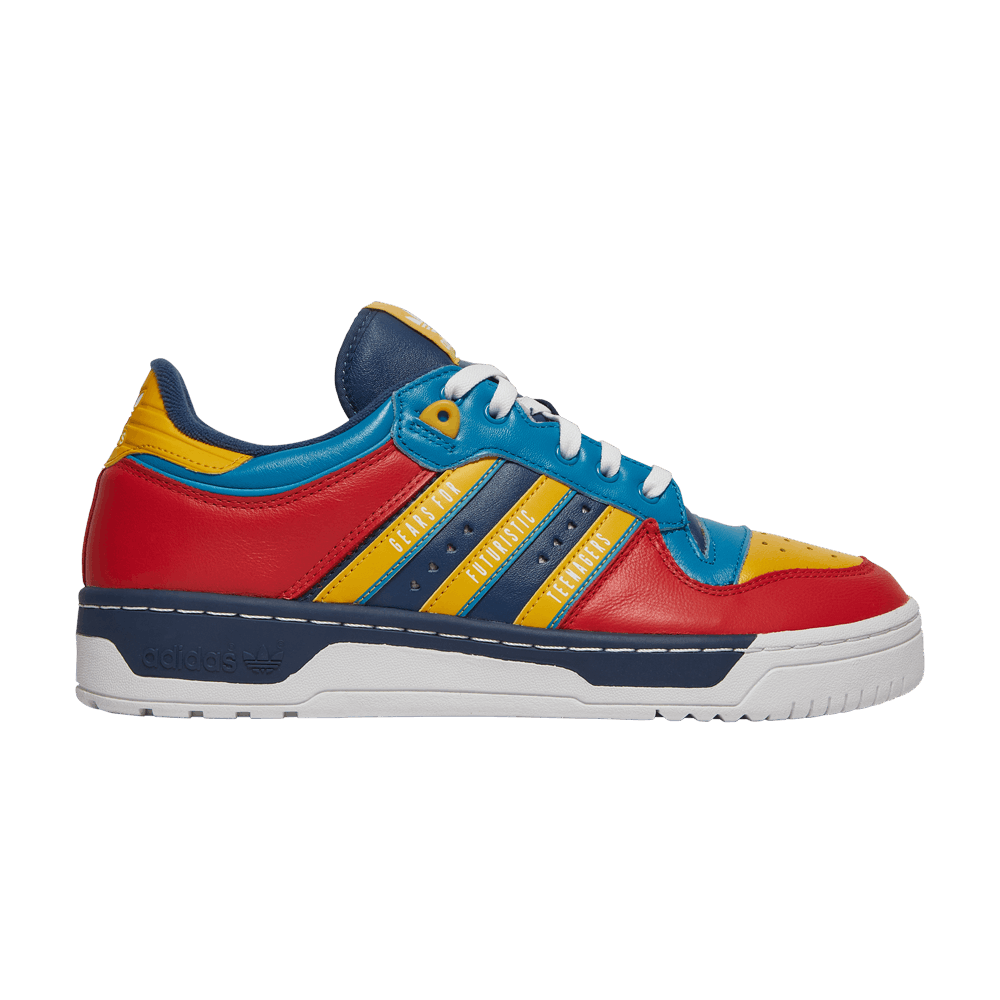 ADIDAS ORIGINALS HUMAN MADE X RIVALRY LOW 'SCARLET AQUA'