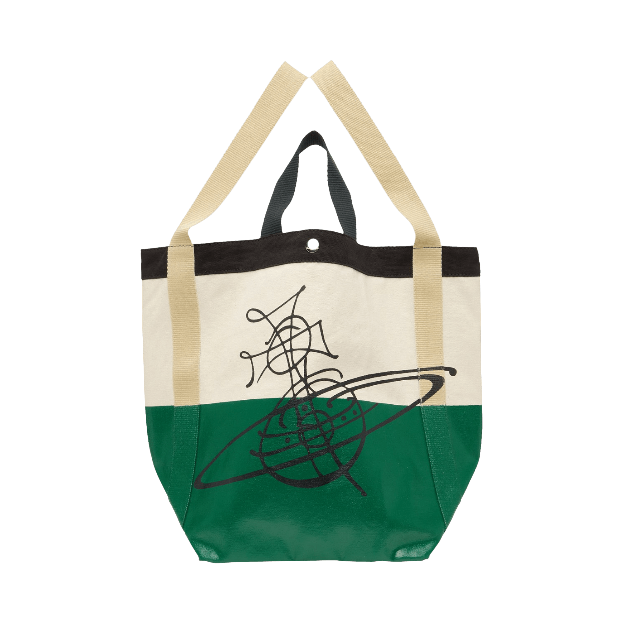 Vivienne Westwood Worker Runner Holdall Tote 'Beige/Green'