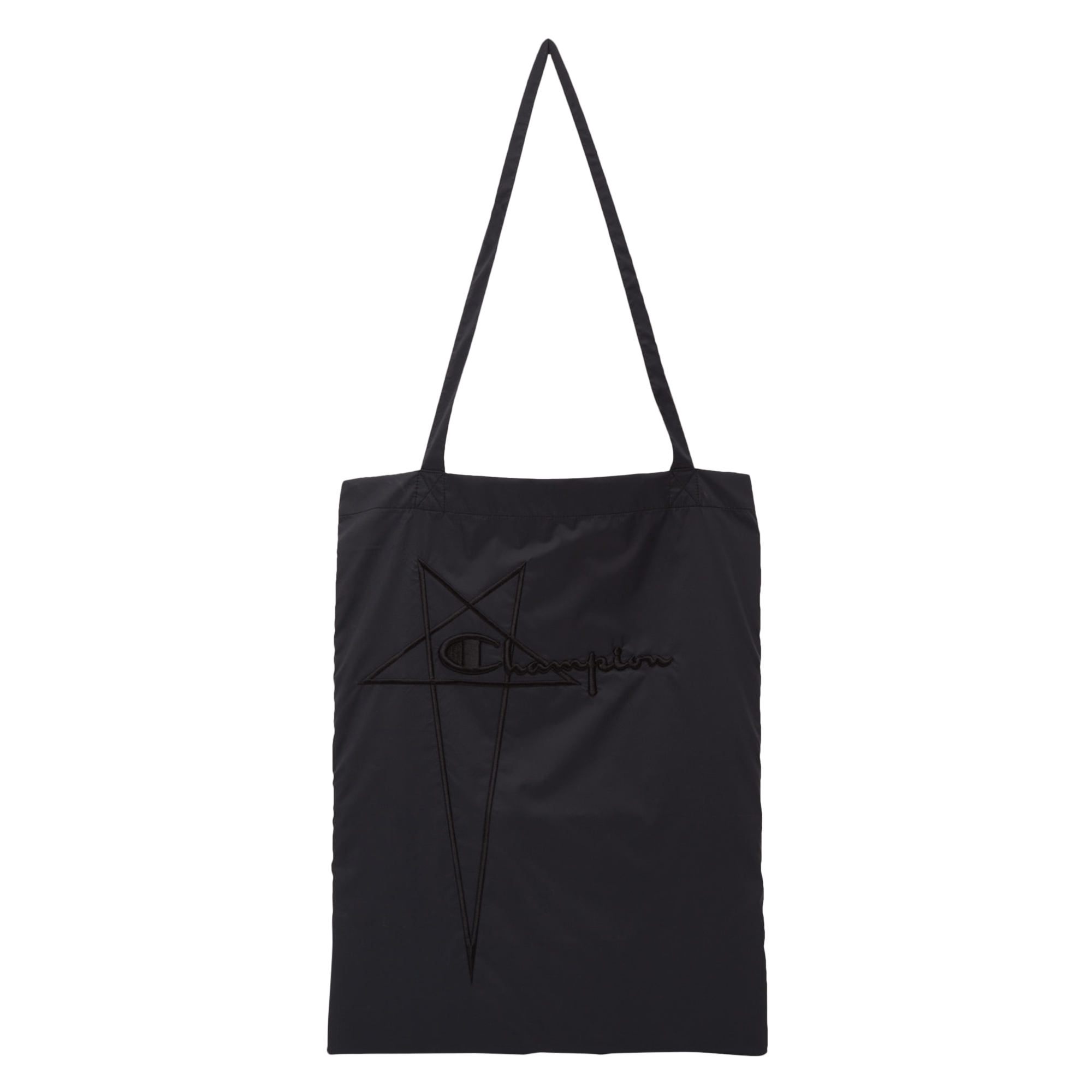 Rick Owens x Champion Nylon Shopper Tote Bag 'Black'