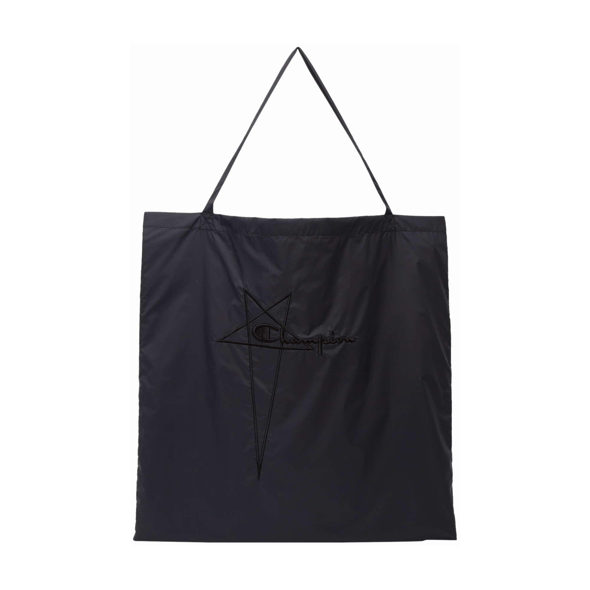 Rick Owens x Champion Nylon Jumbo Shopper Tote Bag 'Black'