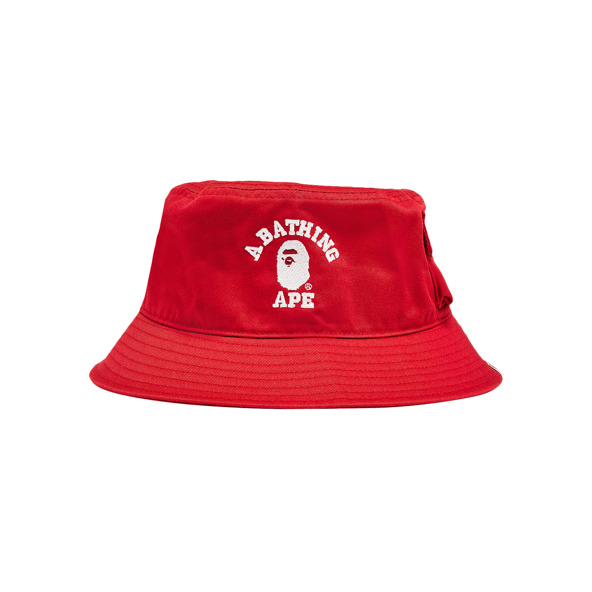 BAPE Logo-Print Bucket Hat 'Red'