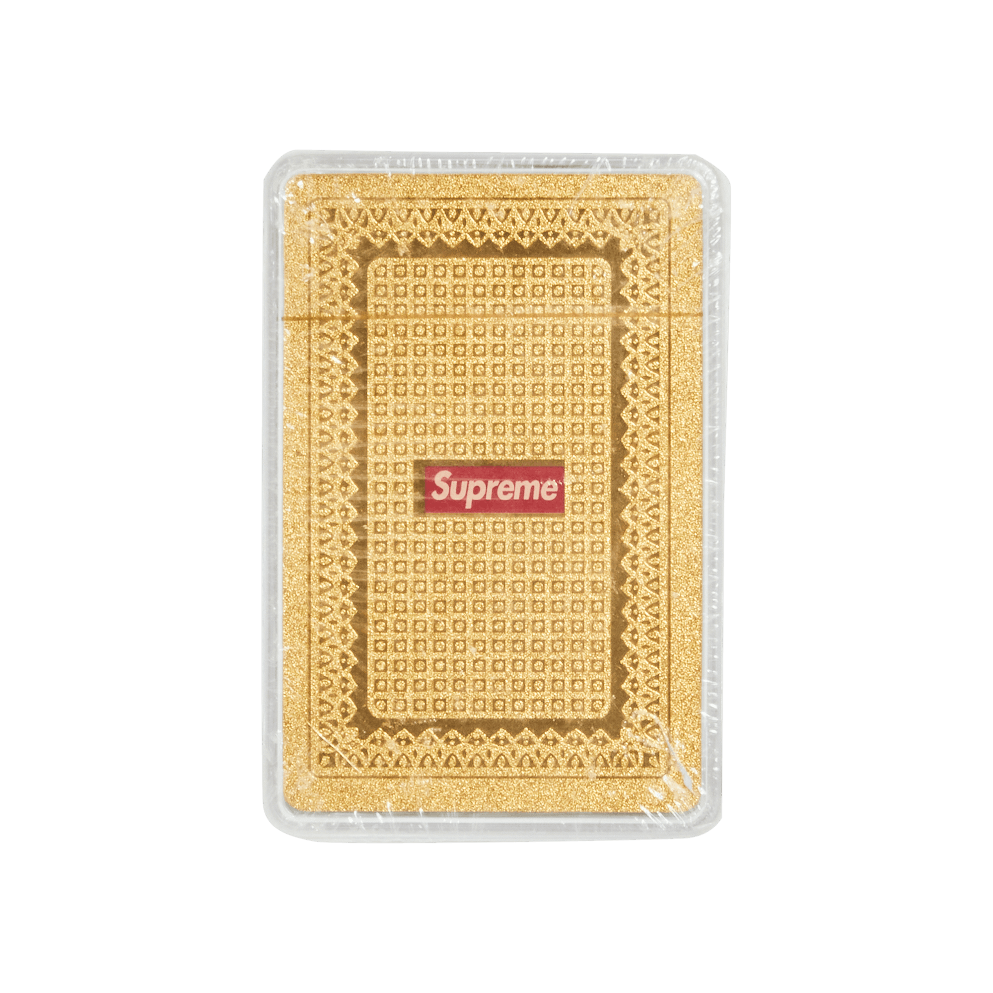Pre-Owned Supreme Poker Cards 'Gold'