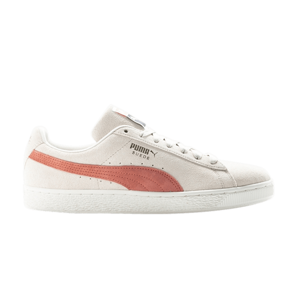 Suede Classic 'Cream Hot Coral'