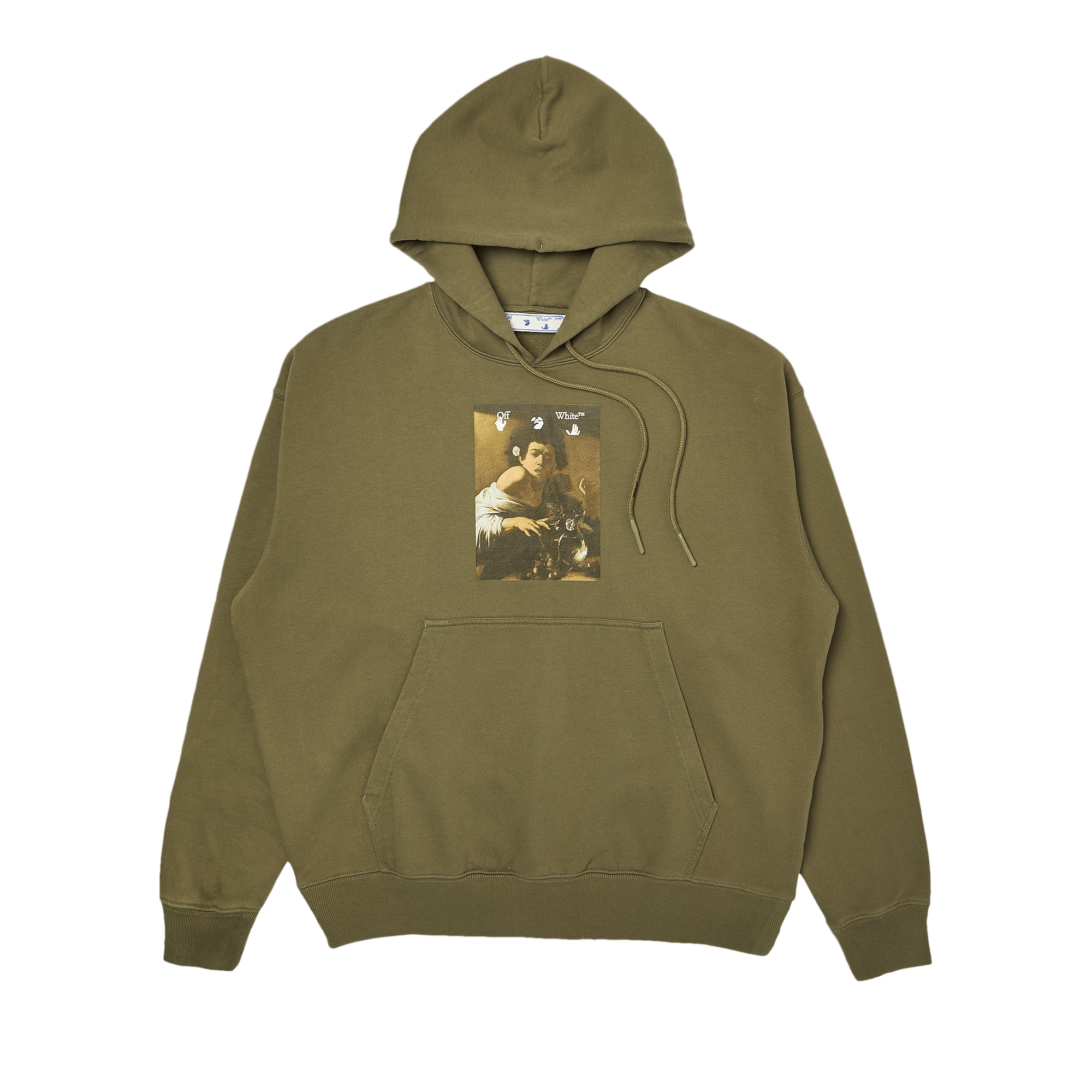 Off-White Caravaggio Boy Skate Hoodie 'Greenmulticolor'