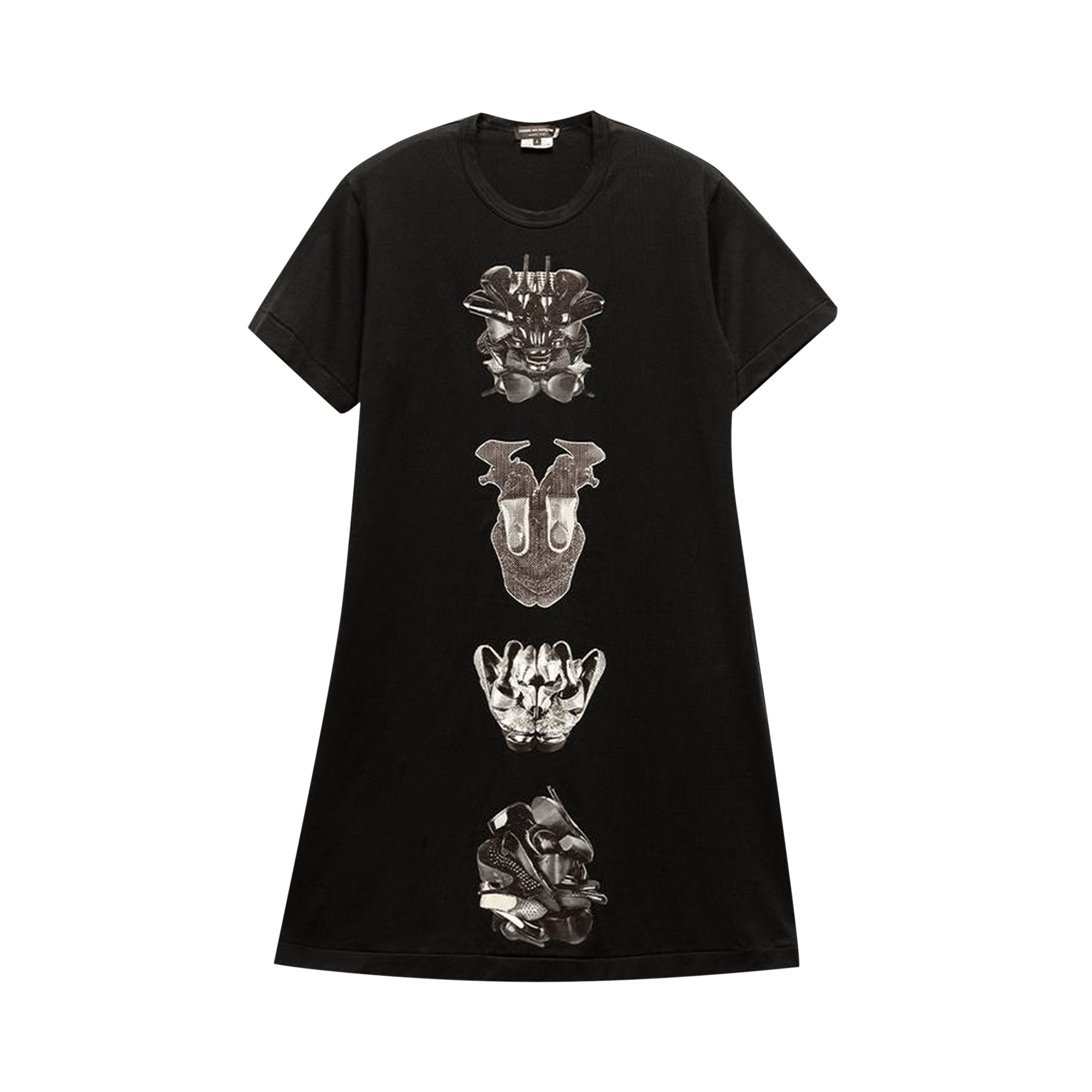 Comme des Garçons Homme Plus Graphic Print Long T-Shirt 'Black'
