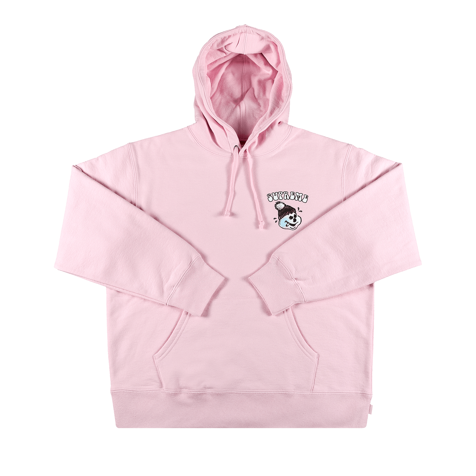 Supreme Snowman Hooded Sweatshirt 'Light Pink'