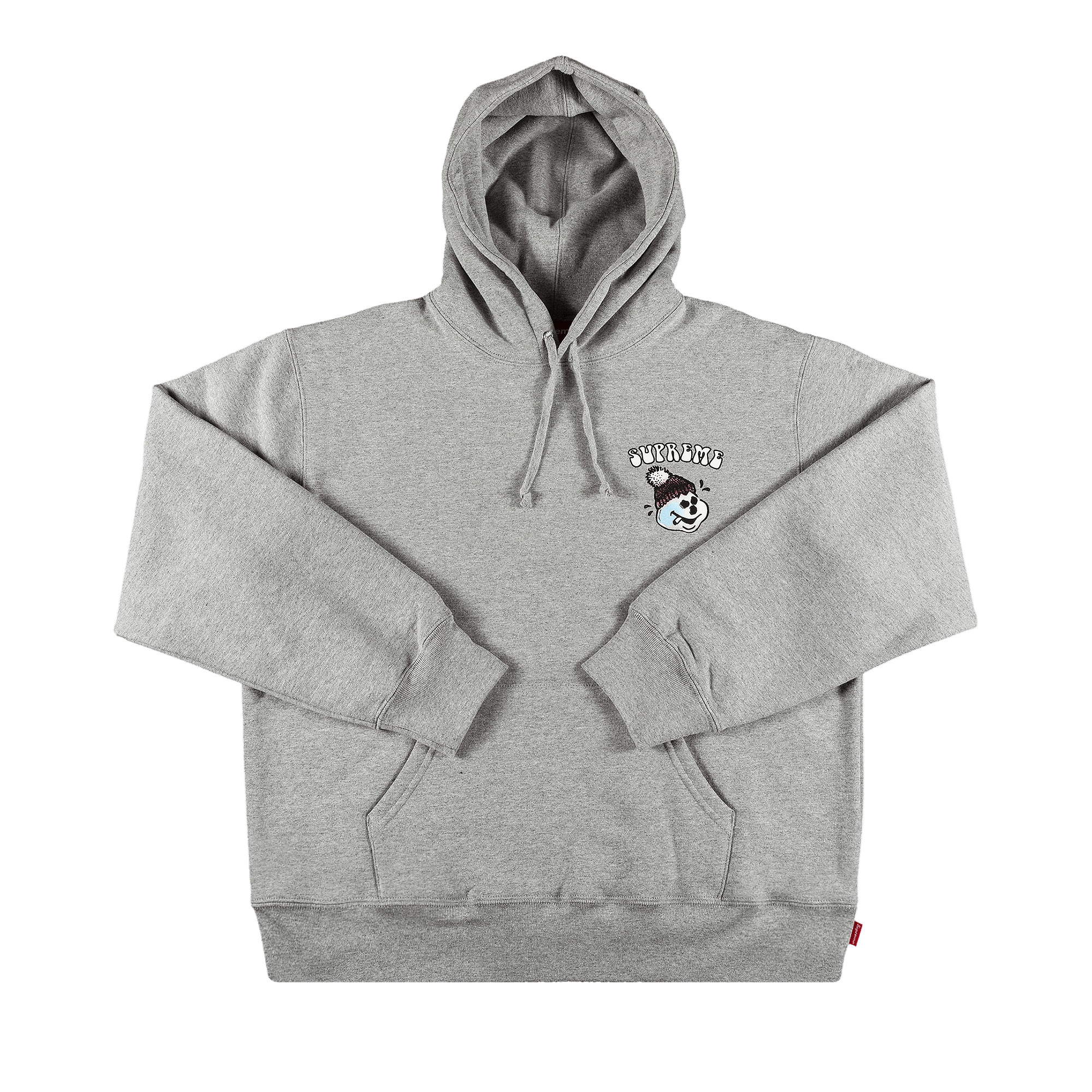 Supreme Snowman Hooded Sweatshirt 'Heather Grey'