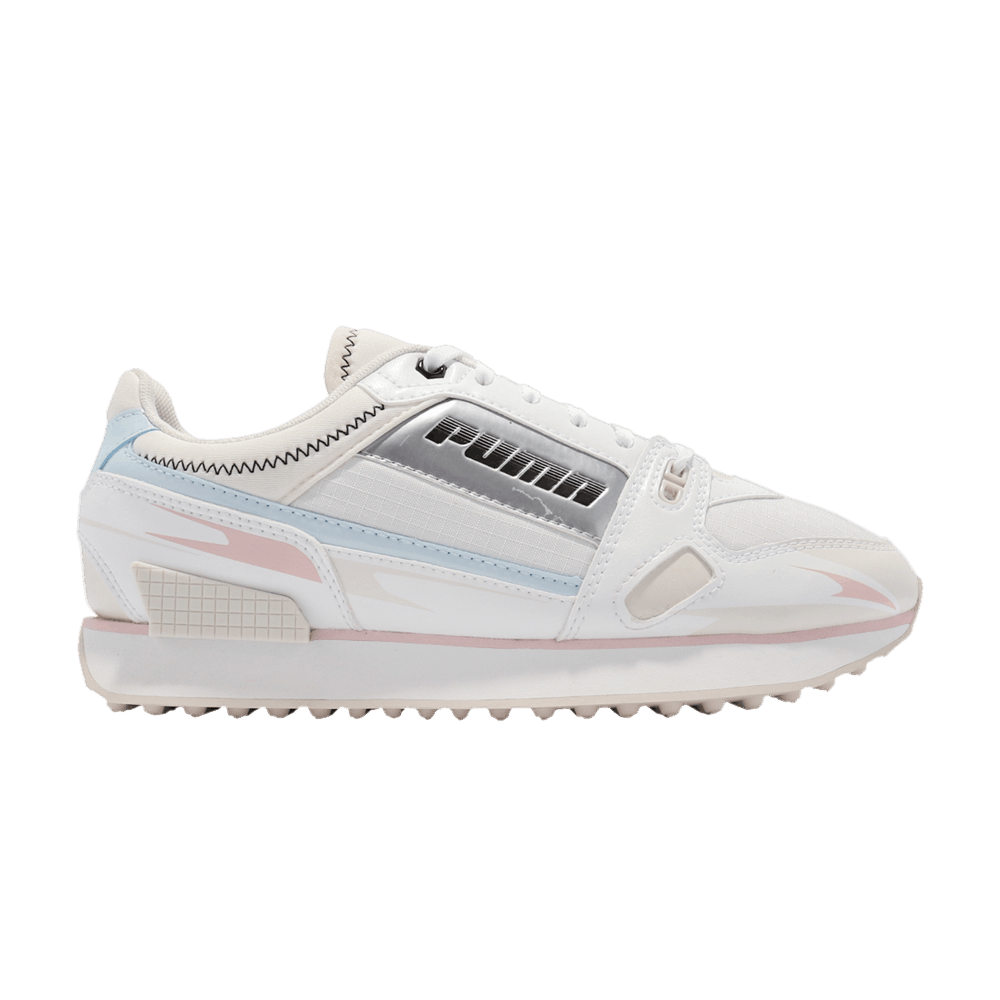 Pre-owned Puma Wmns Mile Rider 'sunny Gataway' In White