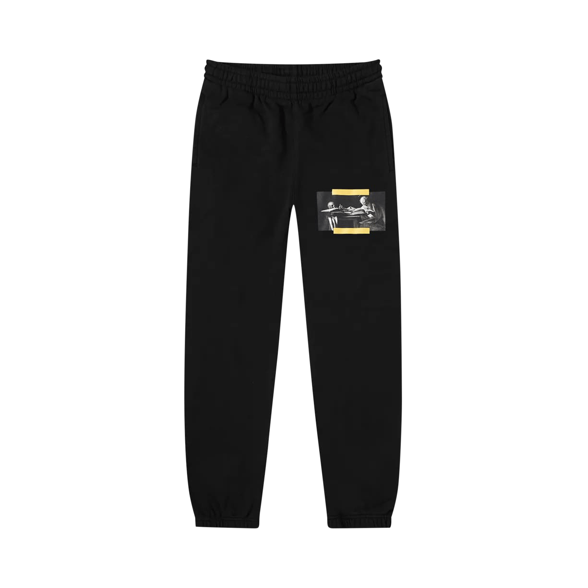 Off-White Carav Painting Slim Sweatpant 'Black/Multicolor'