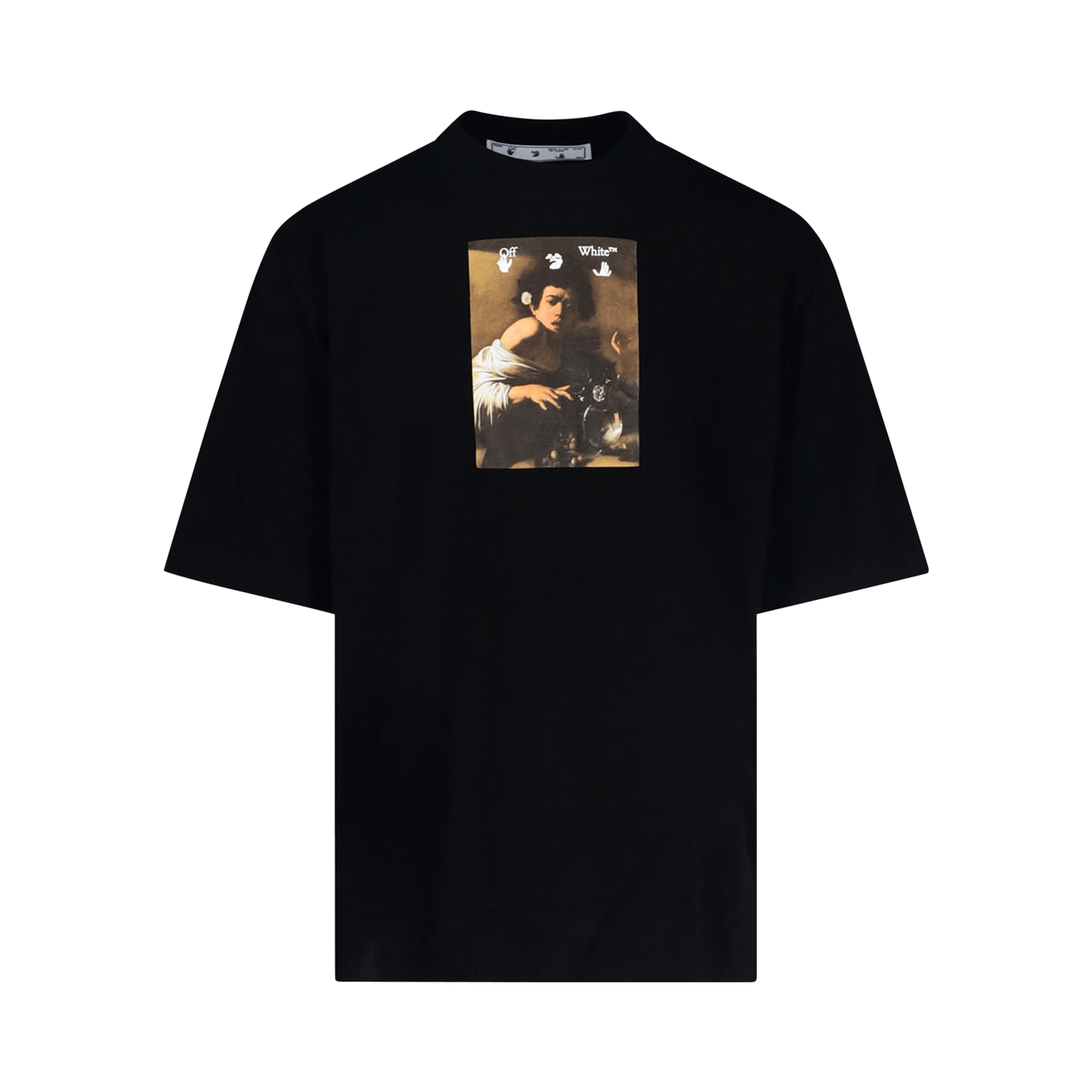 Off-White Caravaggio Boy Skate Tee 'Black/Multicolor'