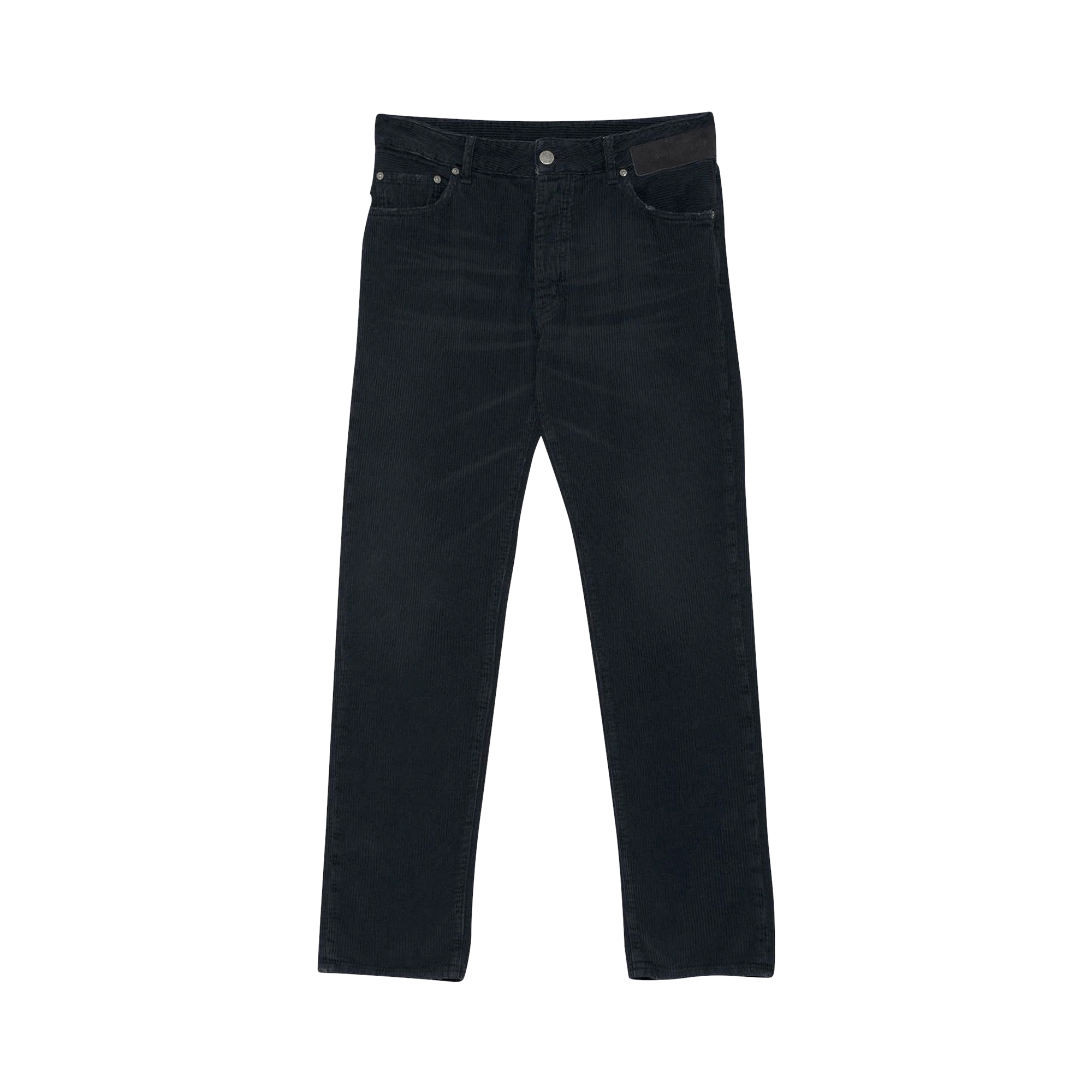 Palm Angels Corduroy Logo Regular 5 Pocket Pant 'Black'