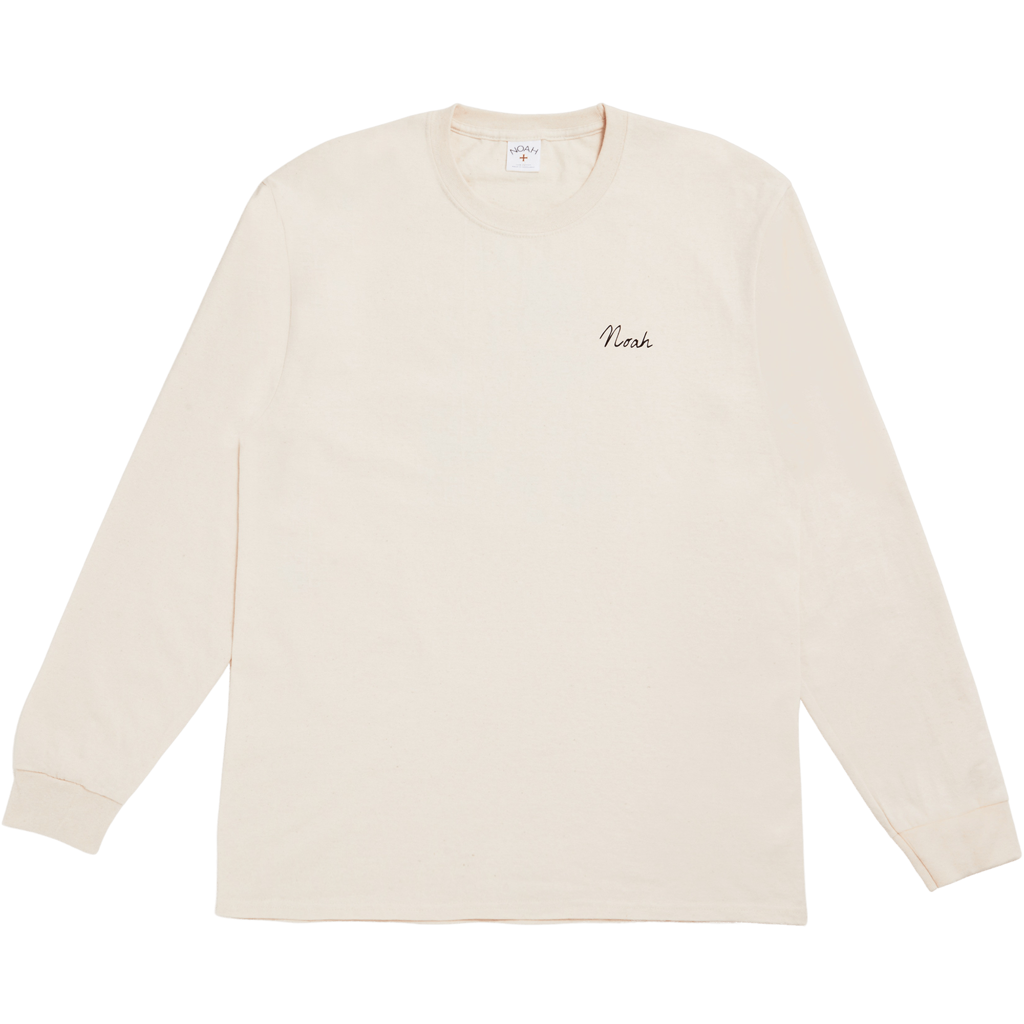 Pre-owned Noah Long-sleeve Mountain Goat Tee 'natural' In Cream