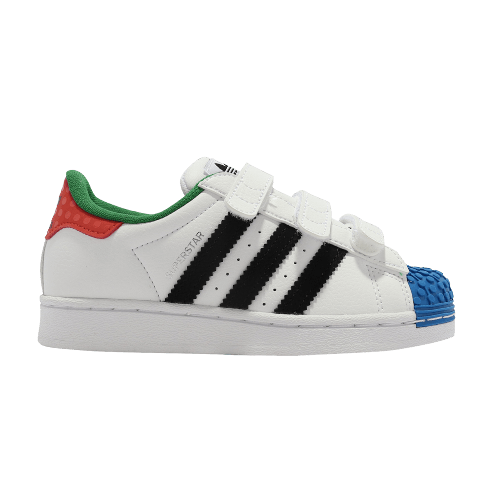 LEGO x adidas Superstar CF J 'White Red Blue'