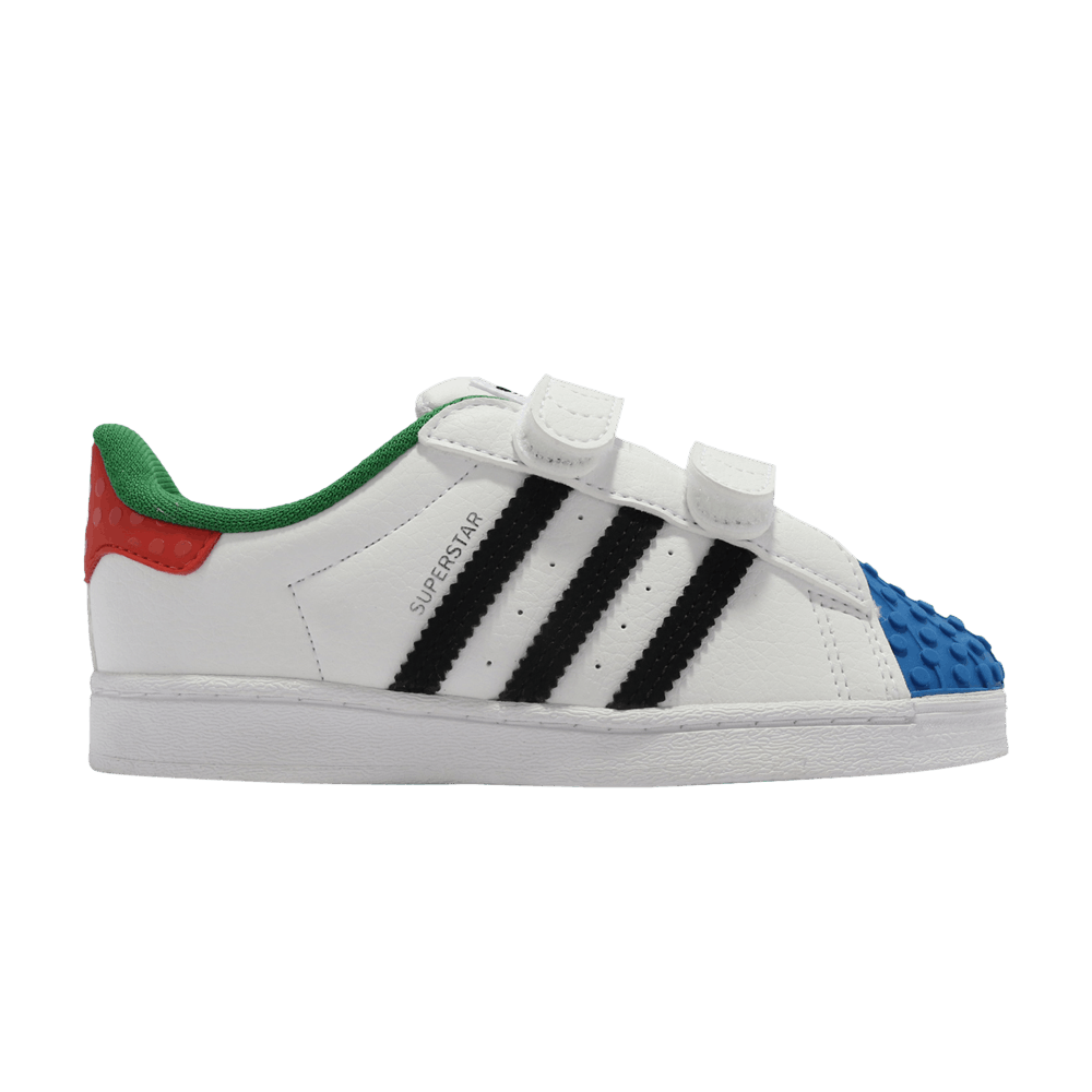 LEGO x adidas Superstar CF I 'White Red Blue'