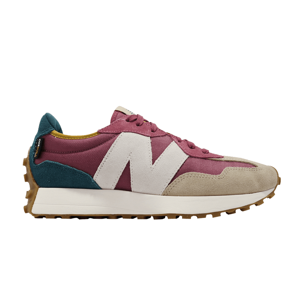 New Balance 327 Bordeaux Tan Teal