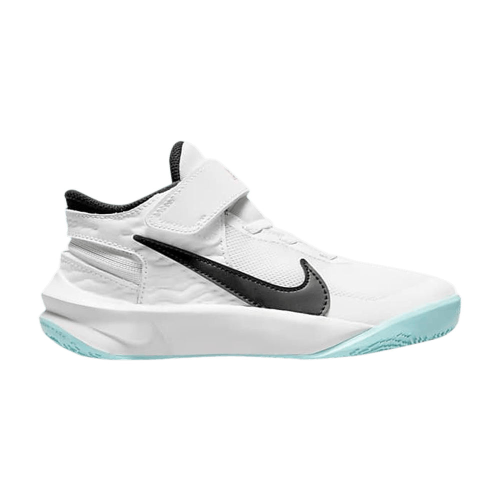 Nike Team Hustle D10 FlyEase PS 'White Black' - DD7302-102
