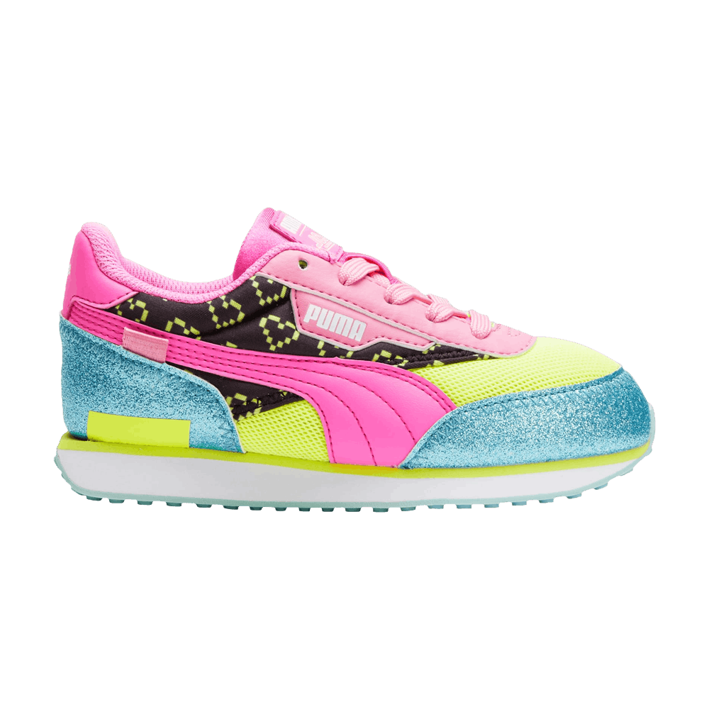 Pre-owned Puma L.o.l. Surprise! X Future Rider Big Kid 'vrqt' In Multi-color