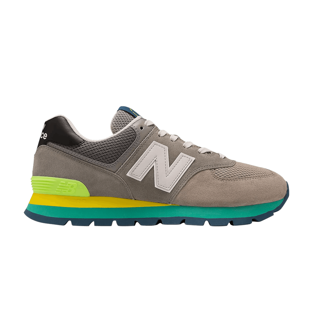 Pre-owned New Balance 574 'marblehead Emerald Sky' In Grey