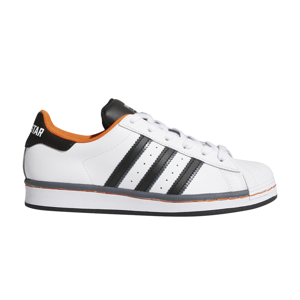 Adidas Superstar J 'Cloud White Orange'