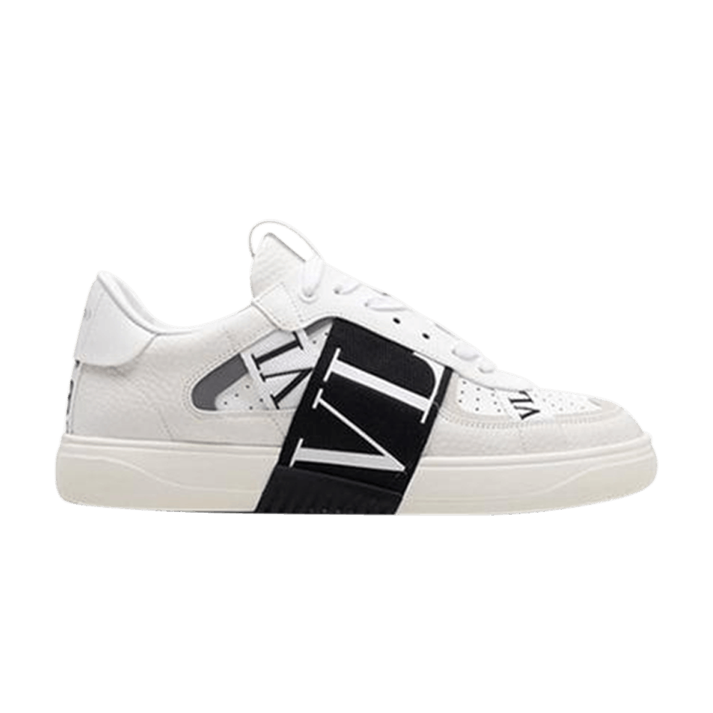 Valentino Garavani W2B0R95GCBREN 関税送料込 Valentino Garavani V Logo White And Black Sneakers New Size