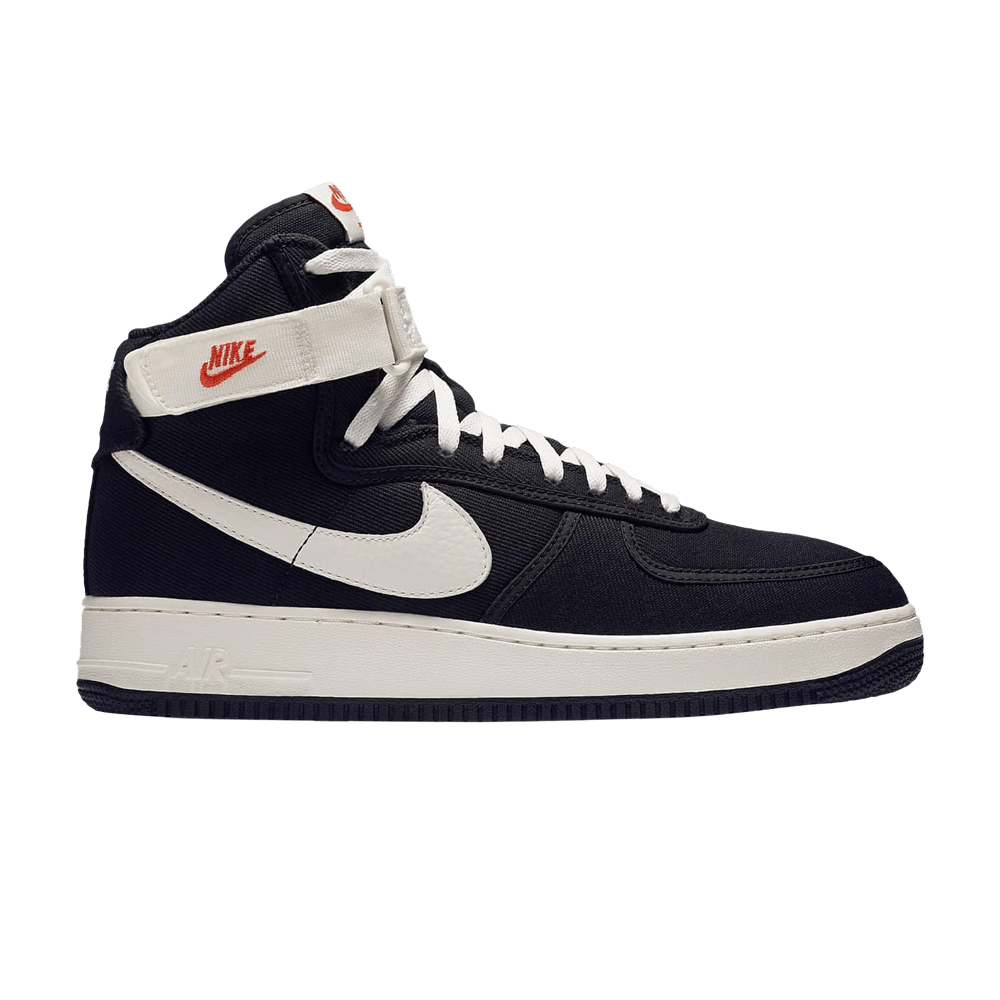 Nike Air Force 1 High Retro 'Black Canvas'
