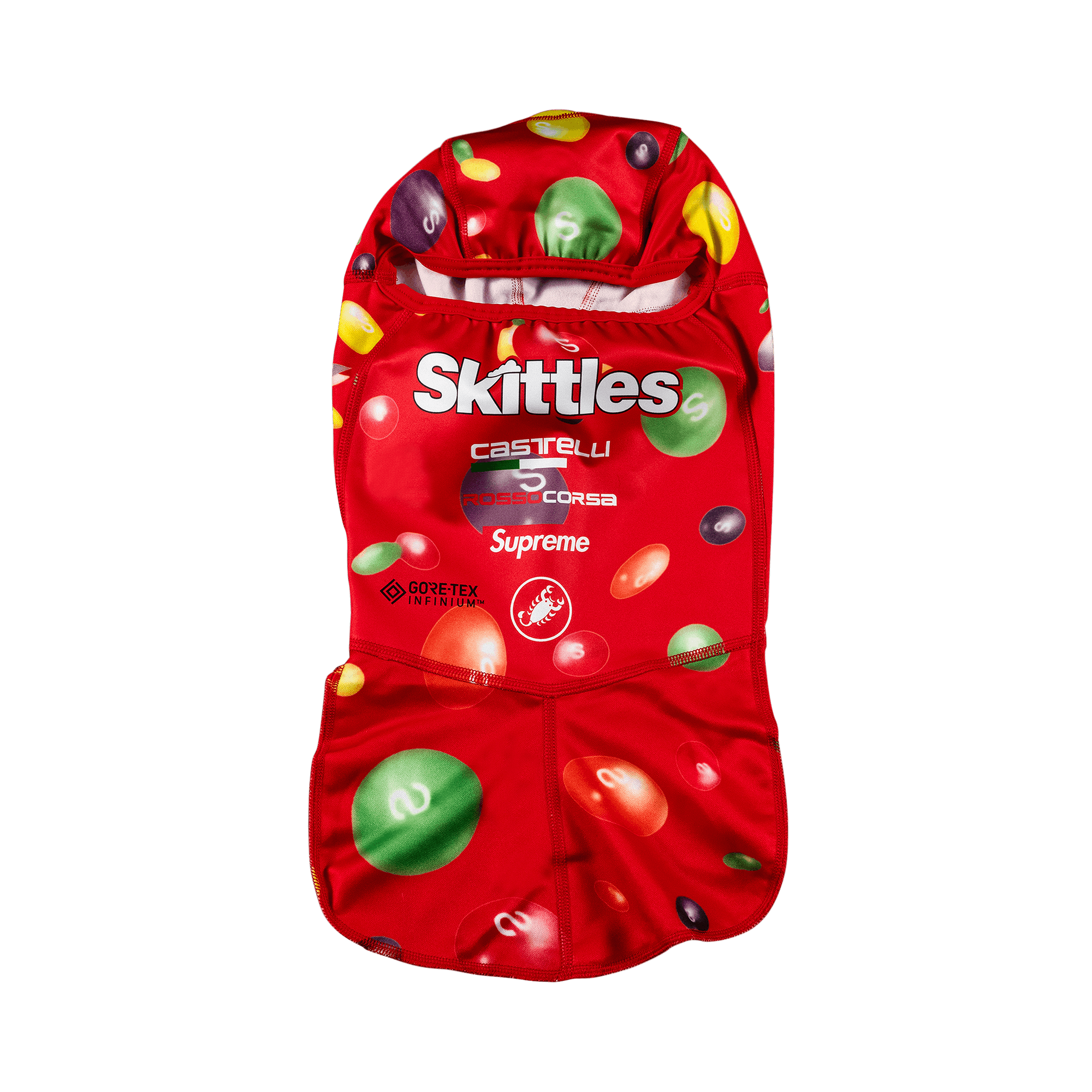 Supreme x Skittles x Castelli Balaclava 'Red'