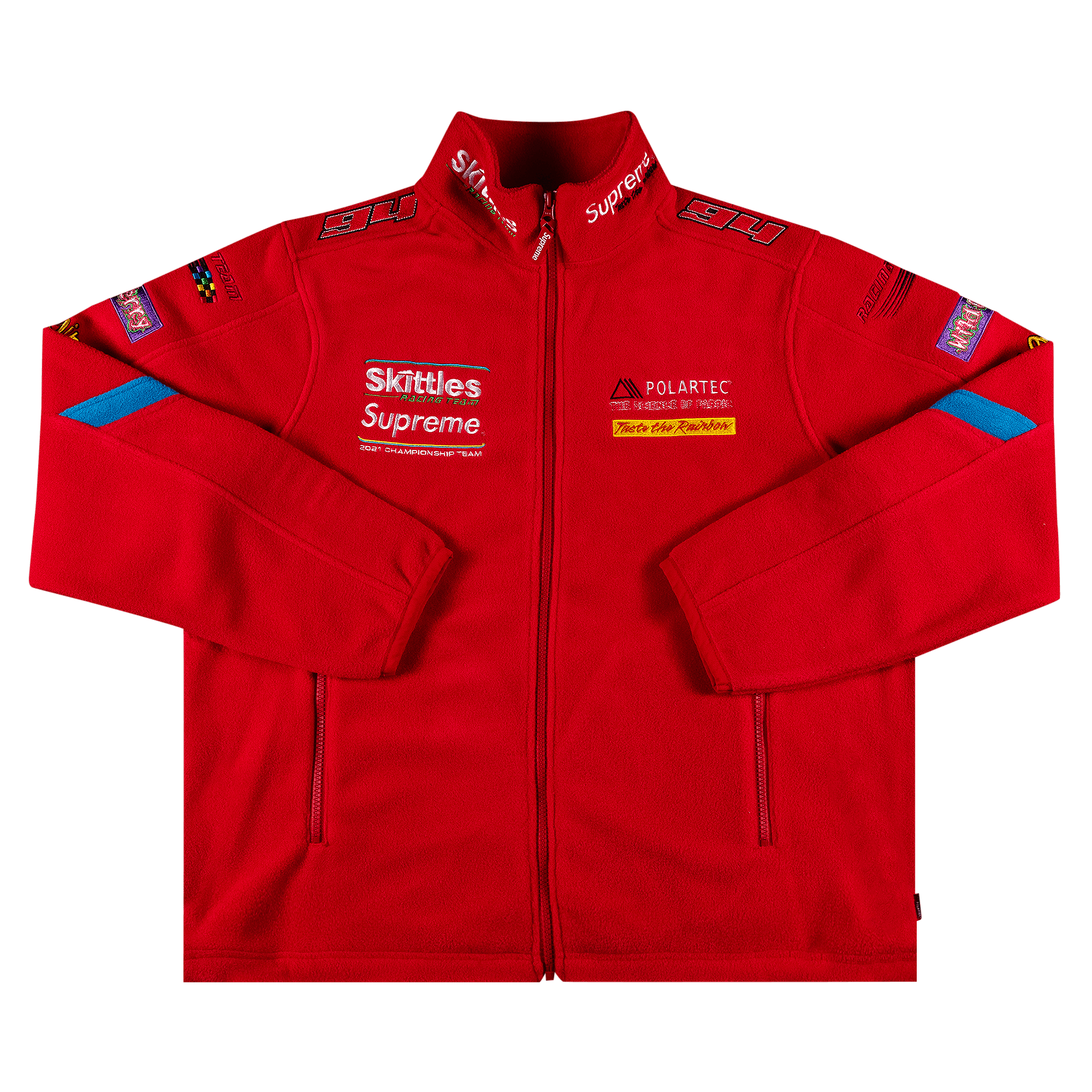 Supreme x Skittles x Polartec Jacket 'Red'