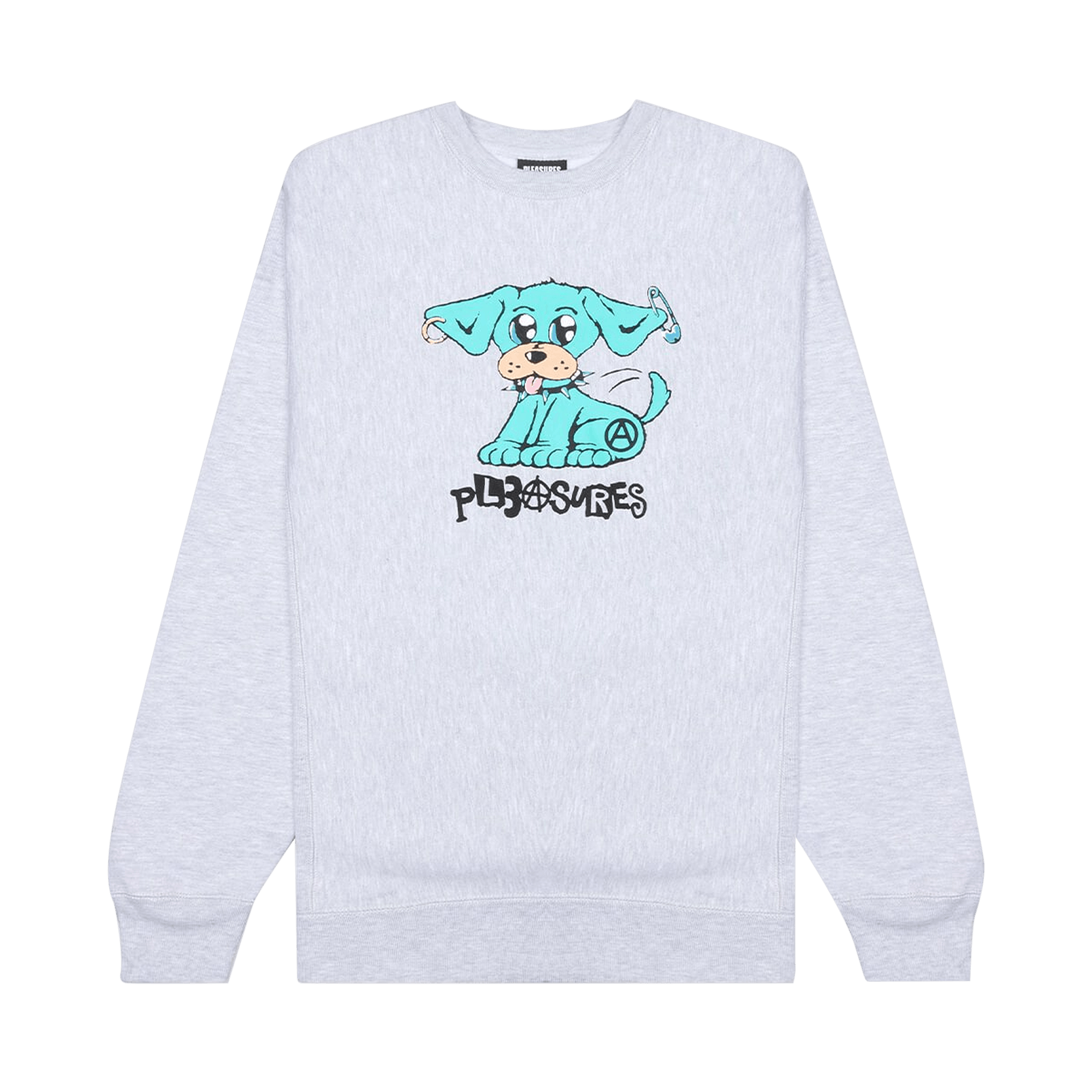 Pleasures Ruff Premium Crewneck 'Heather Grey'