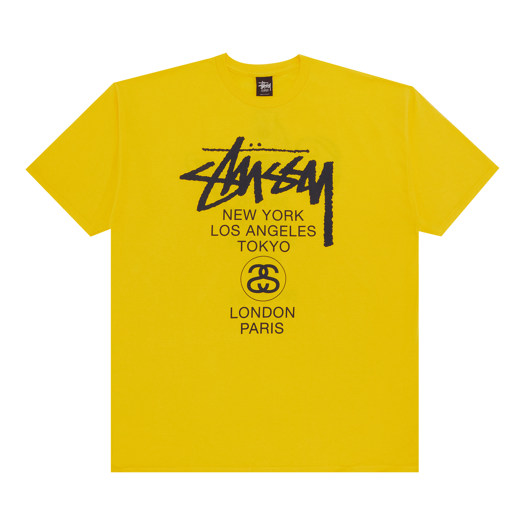 Stussy World Tour Tee 'Yellow'