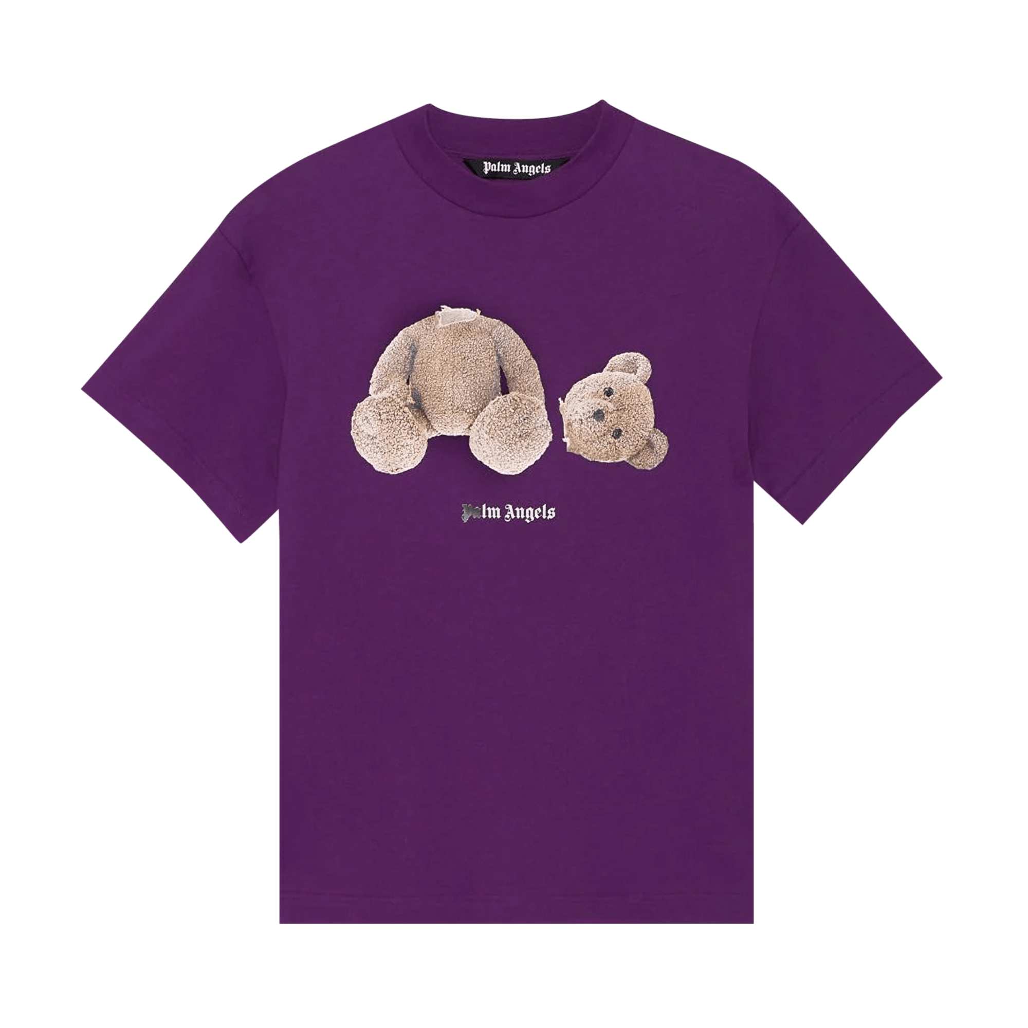 Palm Angels Bear Classic Tee 'Purple/Brown'