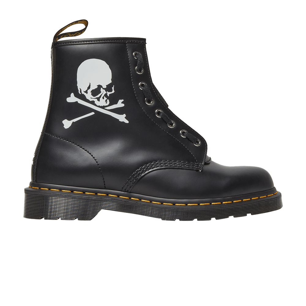 Pre-owned Dr. Martens' Mastermind World X 1460 Leather Boots 'black Skull'