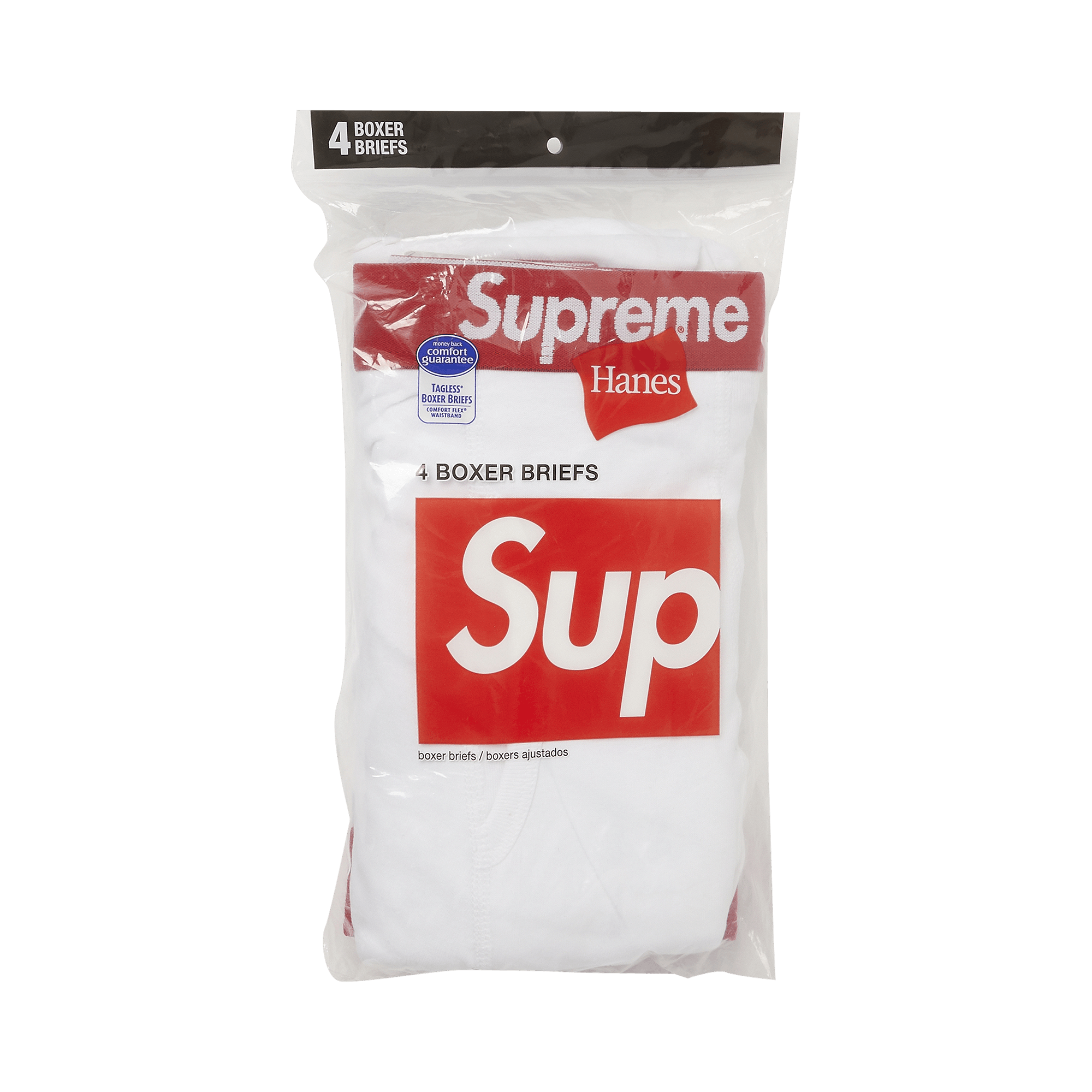 Supreme x Hanes Boxer Briefs (4 Pack) 'White'