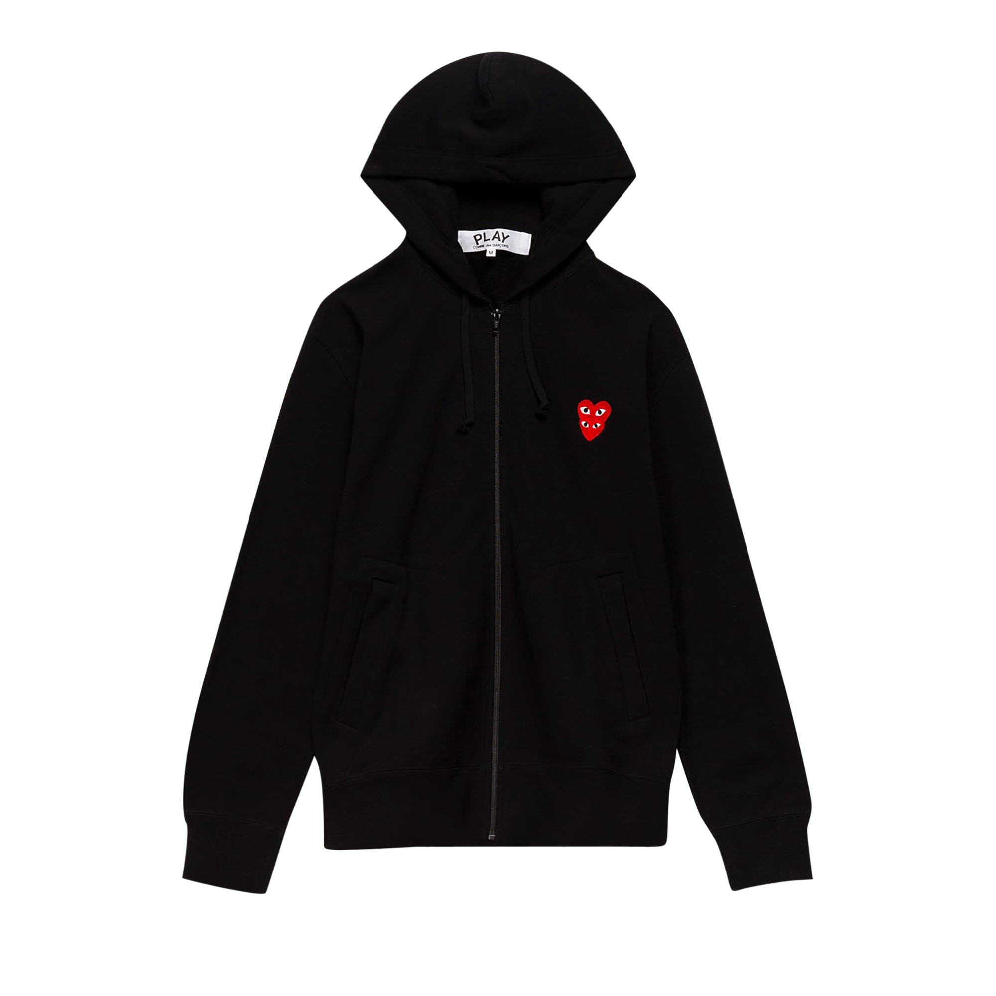 Comme des Garçons PLAY Mini Logo Hoodie 'Black'