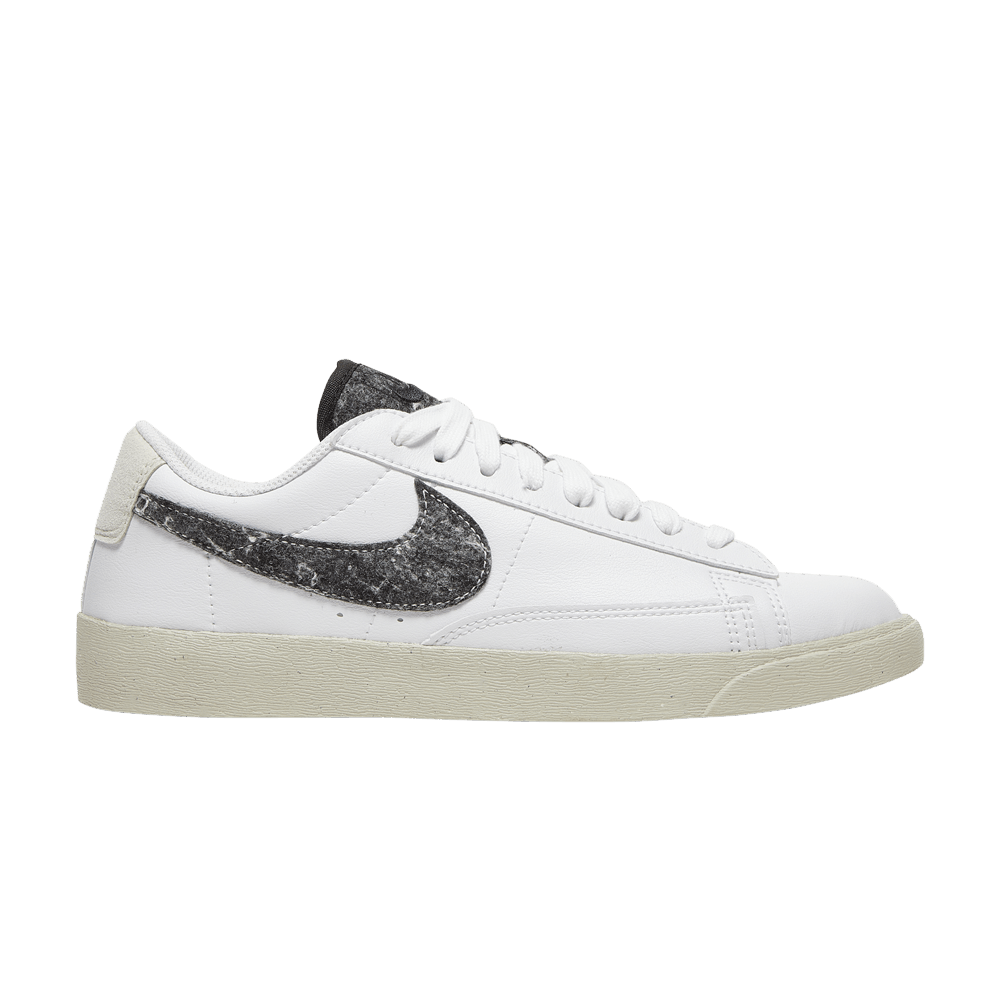 NIKE WMNS BLAZER LOW SE 'RECYCLED WOOL PACK - WHITE BLACK'