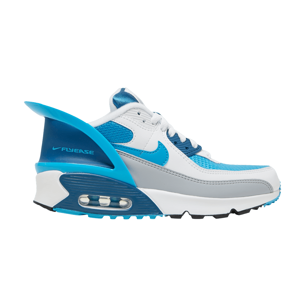 Nike Air Max 90 FlyEase GS 'White Industrial Blue'