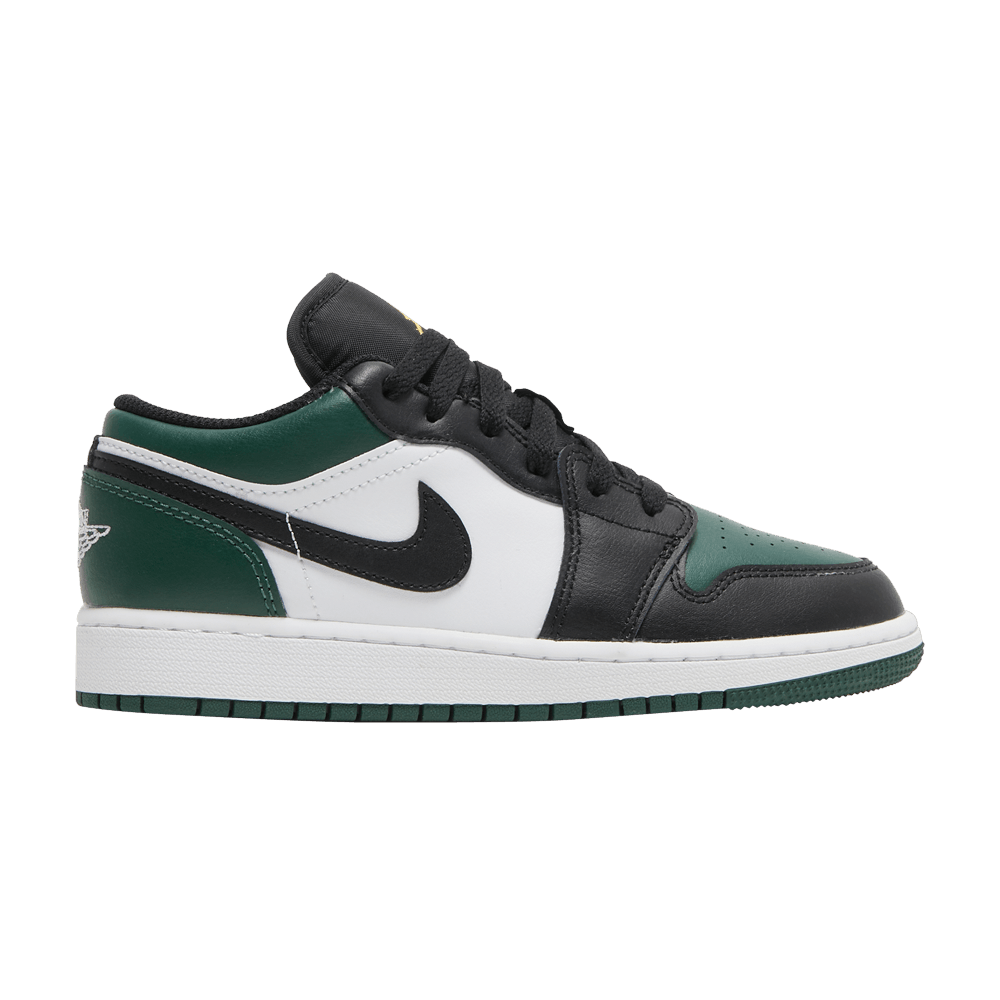 Pre-owned Air Jordan 1 Low Gs 'green Toe'