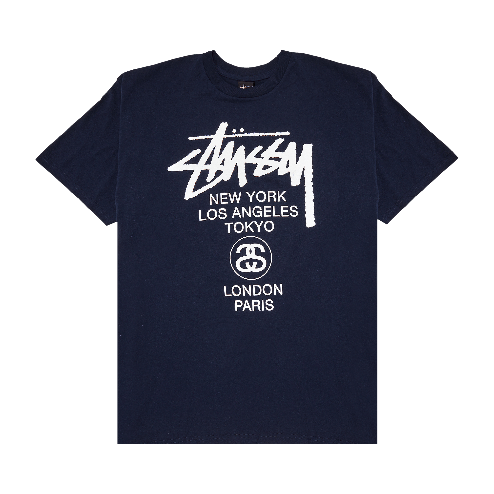 Stussy World Tour Tee 'Navy'