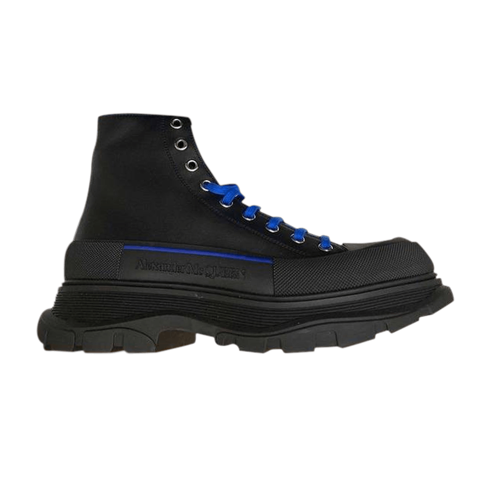 Alexander McQueen Tread Slick Boot 'Black Ultramarine'