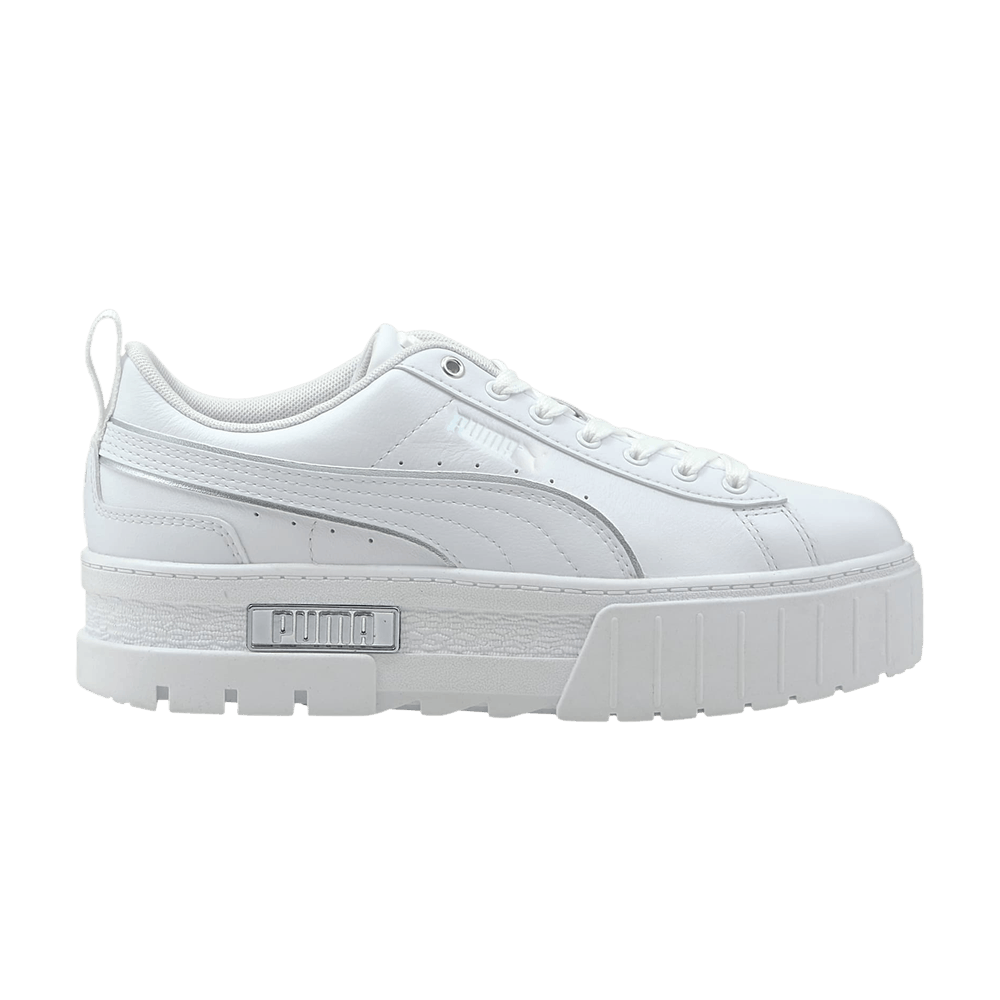 Pre-owned Puma Wmns Mayze Metal 'white'