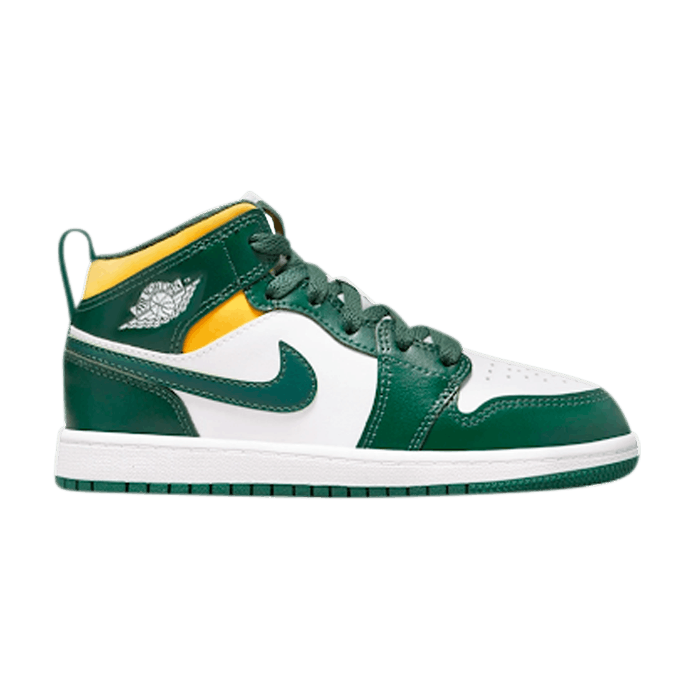 Pre-owned Air Jordan 1 Mid Ps 'sonics' In White