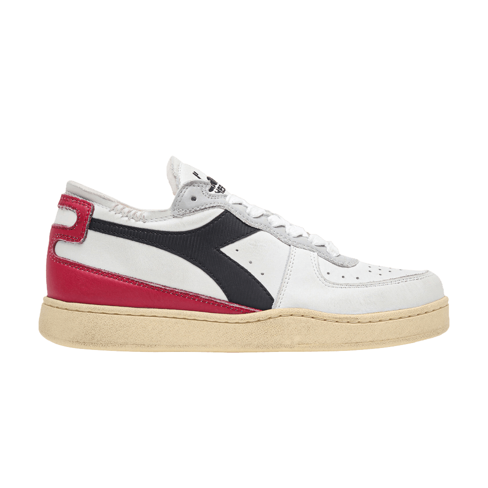 Mi Basket Row Cut 'White Garnet Black'