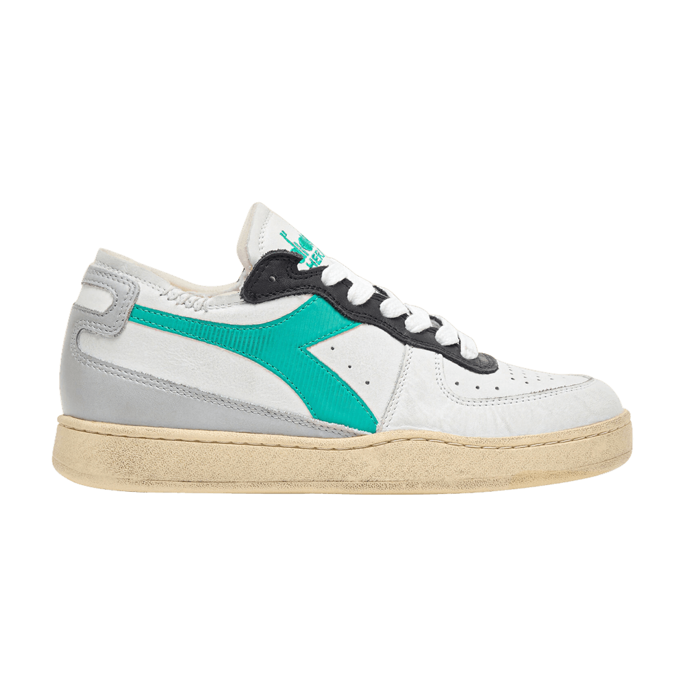 Mi Basket Row Cut 'White Peacock Green'