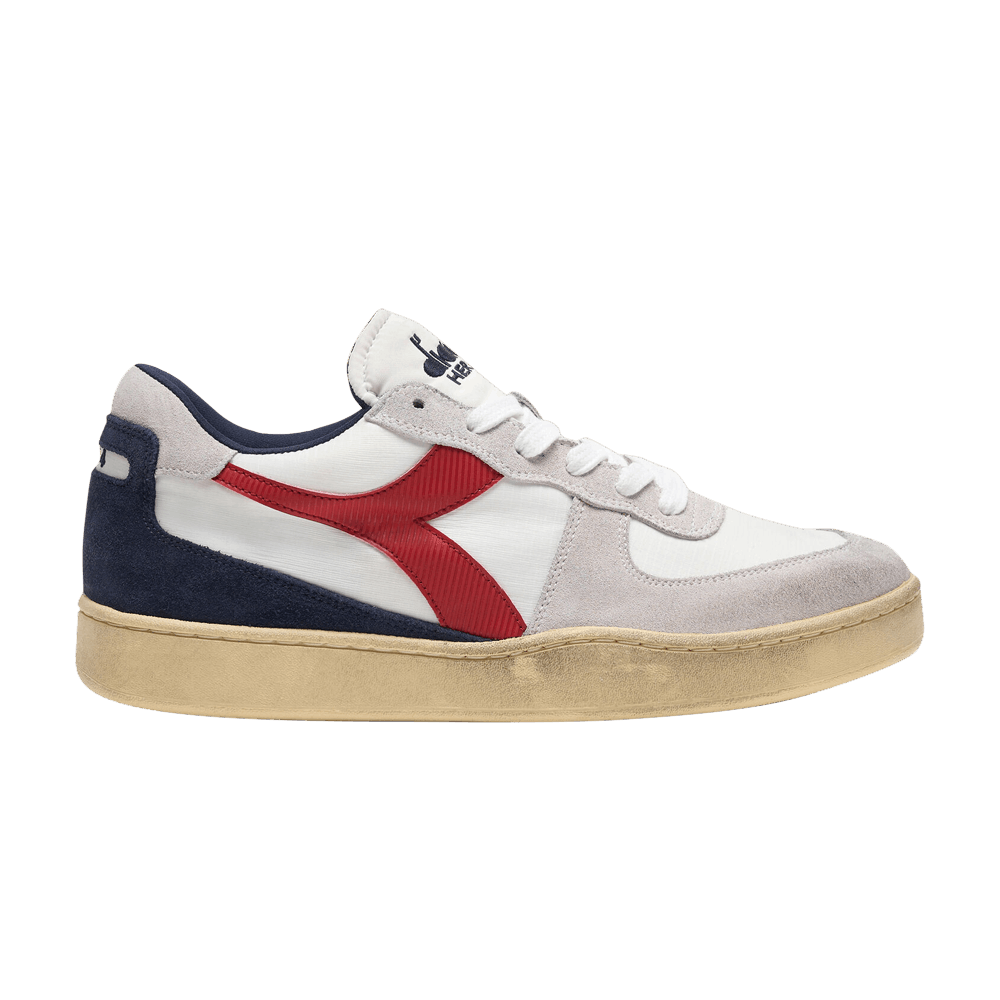 Mi Basket Low Ripstop 'White Blue Print'