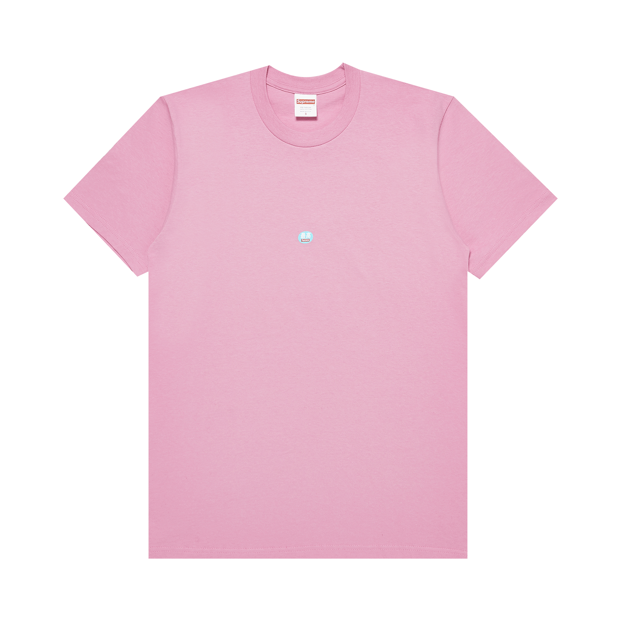 Supreme Sticker Tee 'Pink'