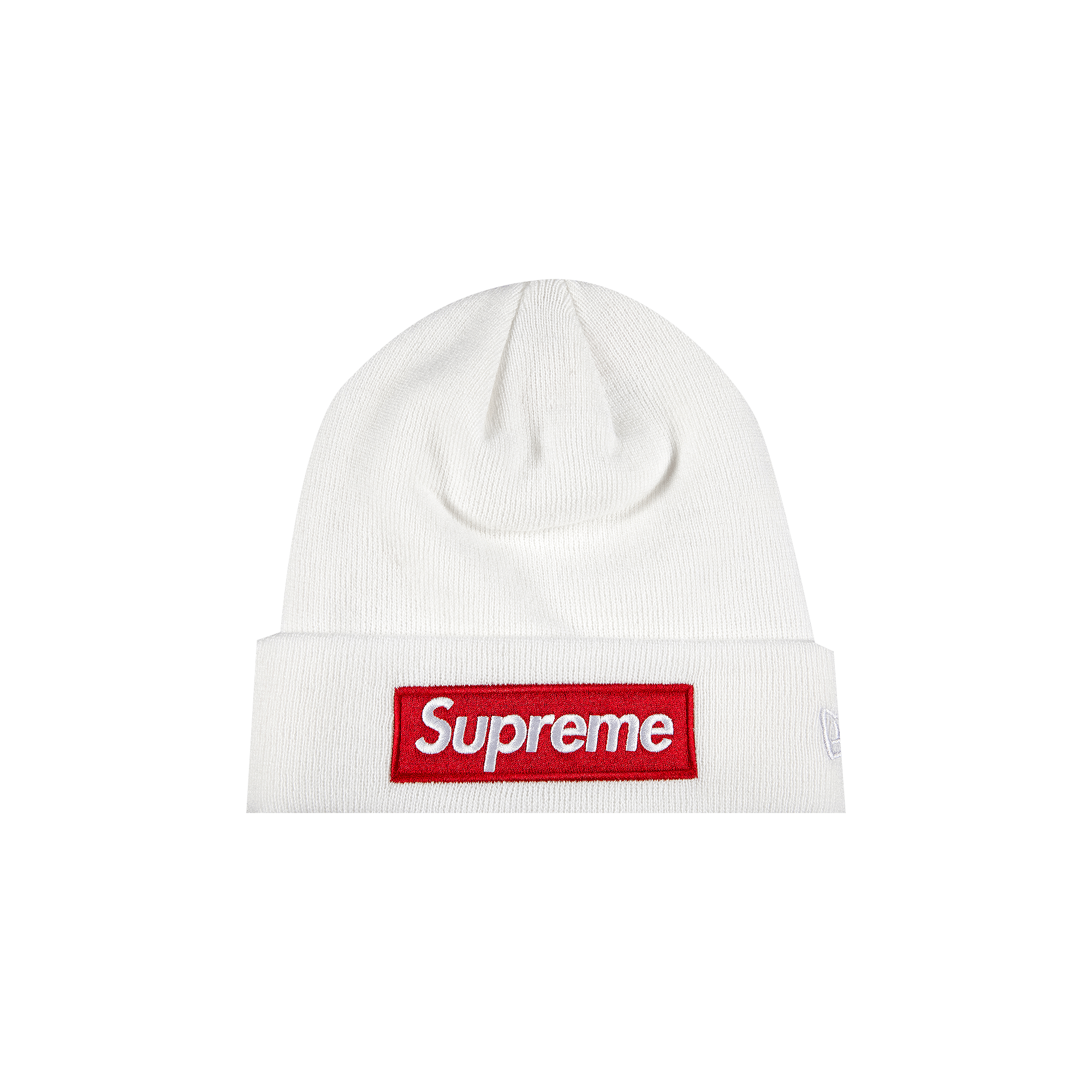Supreme x New Era Box Logo Beanie 'White'