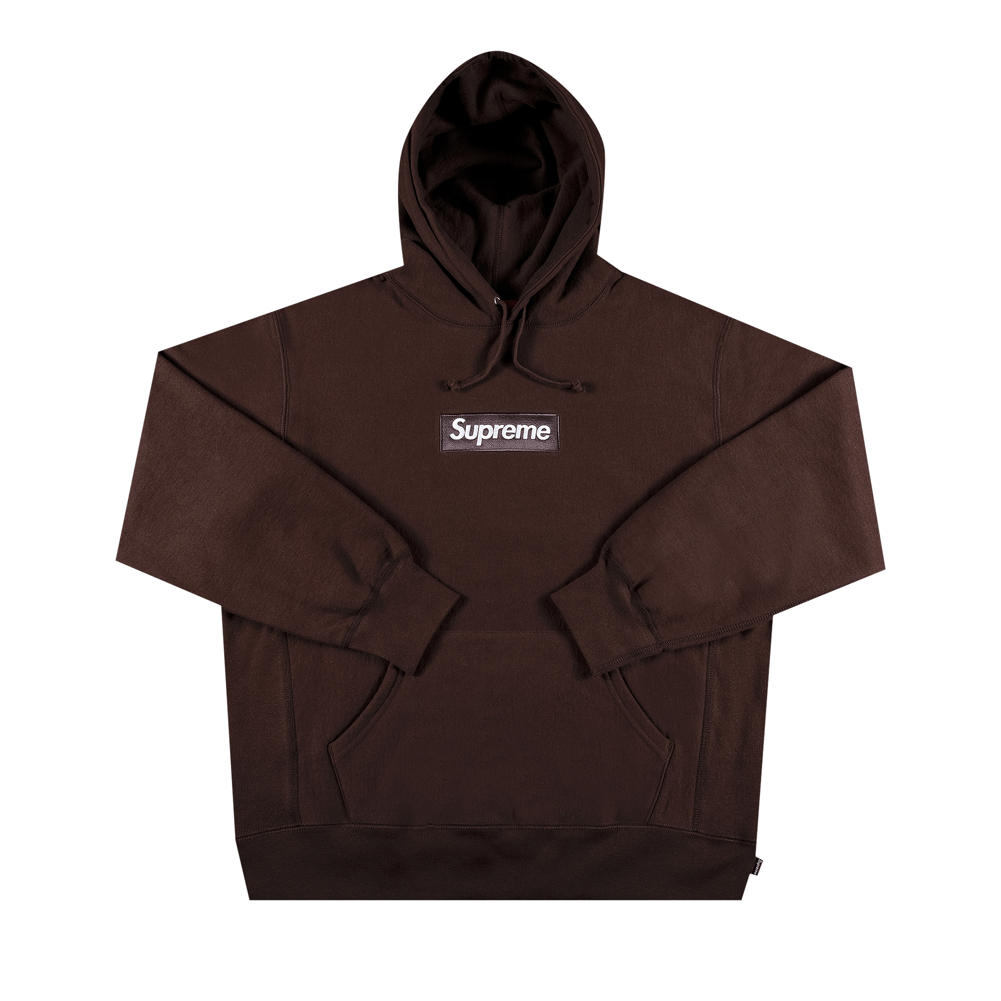 Supreme Box Logo Hooded Sweatshirt 'Dark Brown'