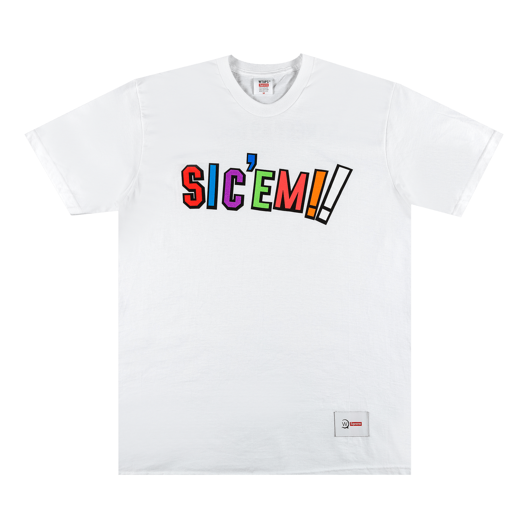Supreme x WTAPS Sic'em! Tee 'White'